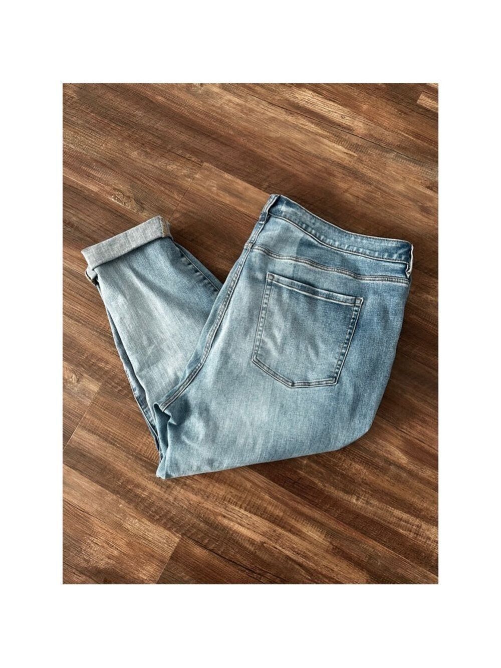 Lane Bryant Plus Size 28 Blue Mid-Rise Skinny Ankle Jeans